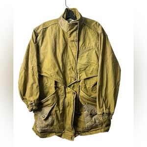 Vintage 80s Kactus Canada Field Jacket Utility Parka Olive Green Workwear Small